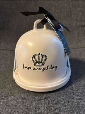Rae Dunn Cream 'Have a Royal Day' Party Bell